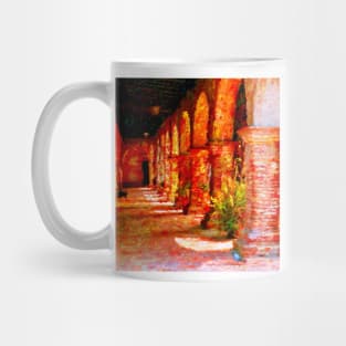 Mission San Juan Capistrano California Abstract Mug